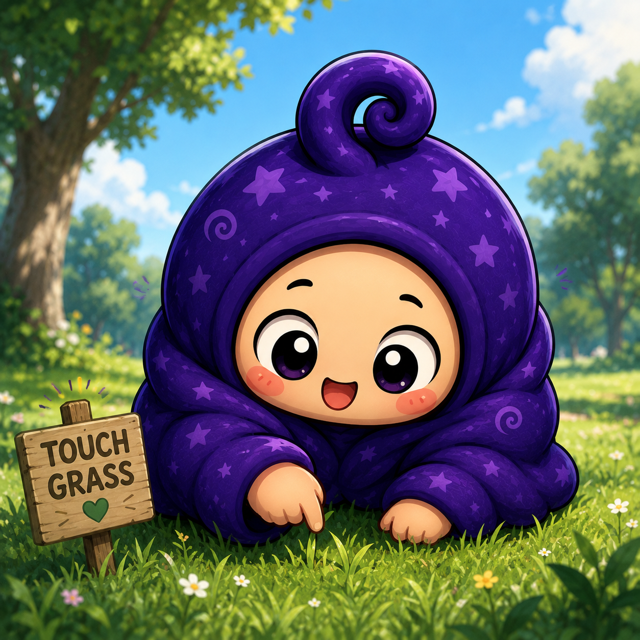 Touch Grass Scrolli